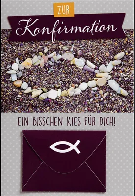 Produktbild von Konfirmation - Geldkarte - Glückwunschkarte im Format 11,5 x 17 cm