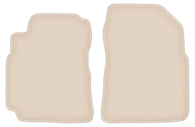 Produktbild von DURBAN Beige Velours-Fußmatten vorne für Nissan Primera P12 Kombi, Limousine, Liftback (2001-2007)