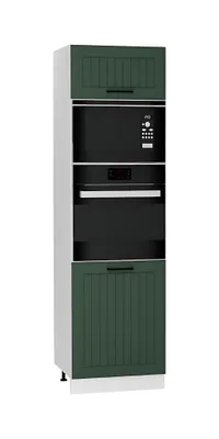 Produktbild von Mikrowellenumbauschrank - Küchen Mikrowellenumbauschrank - Arvion D60PK MVP/L - 60 cm - Grün / Matt - Stilvolles Küchenelement