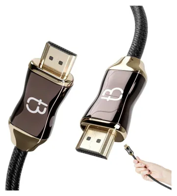 Image de Câble HDMI 2.1 2 m 8K 48 Gbps haute vitesse 8K@60Hz Câble HDMI 4K@120Hz PS5/4/3 XBOX Noir / Or