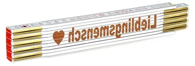 Produktbild von Zollstock Lieblingsmensch mit Gravur