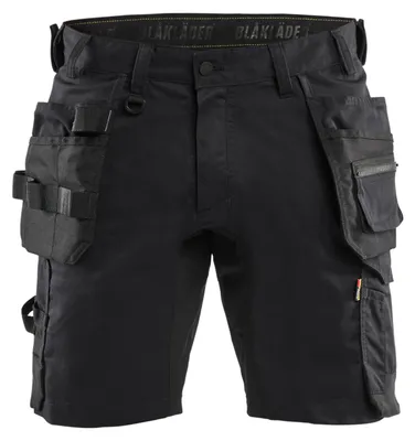 Produktbild von Blakläder Handwerker Shorts mit Stretch 1752, Farbe:Schwarz, Größe:C46