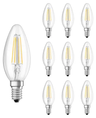 Produktbild von Osram SST CLAS B 40 5 W/4000K E14 10PACK LED-Kerze, Sockel E14, 5 Watt, Neutralweiß, 4000 K, dimmbar