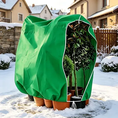 Produktbild von Winterschutzhülle für Pflanzen, 200 x 240 cm, grün