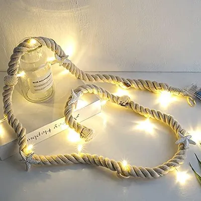 LED-Lichterkette mit 15 LEDs, maritim, 150 cm