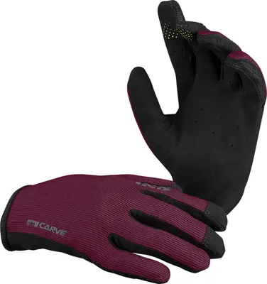 Zdjęcie produktu dla IXS Sports Division – rękawiczki damskie iXS Carve w rozmiarze S, kolor Raisin – damskie rękawiczki do MTB z...
