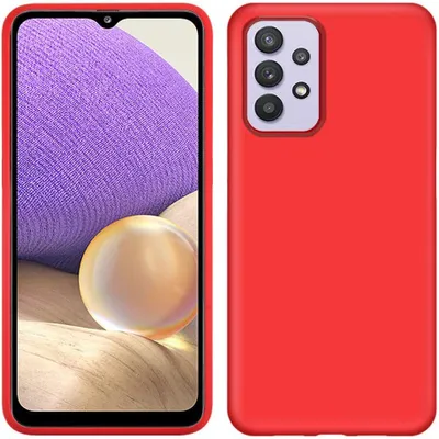 Obrázek produktu pro Pouzdro pro Samsung Galaxy A32 5G, měkké silikonové ochranné pouzdro z tekuté gumy Růžový
