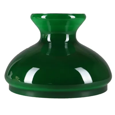 Produktbild von Petroleumglas Lampenglas Ersatzglas Ø185mm Leuchtenglas Opalglas  Grün