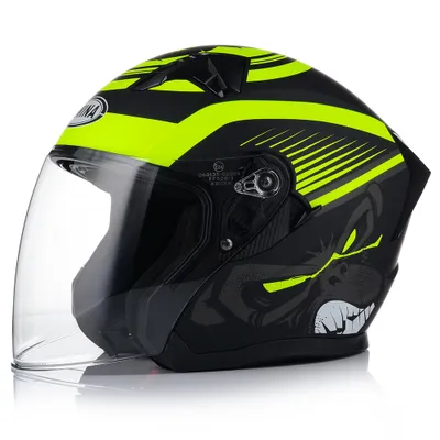 Obrázok produktu pre Prilba Jet Prilba na motorku Prilba na skúter Jet s integrovanou slnečnou clonou | ECER 22.06 XL 61-62cm