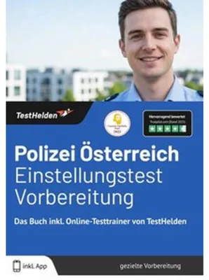 Produktbild von Polizei Österreich Einstellungstest Vorbereitung: Das Buch inkl. Online-Testtrainer von TestHelden
