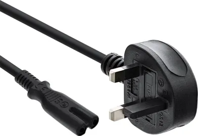 Immagine prodotto di InLine® Cavo di rete, spina di rete Inghilterra a spina Euro 8 C7, 1,8 m