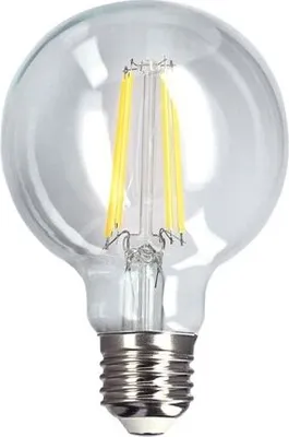 Produktbild von Dekorative Glühbirne DARI LED Filament 8W, E27, 4000K, 1055lm, 230V, CLEAR G80, EDO777634