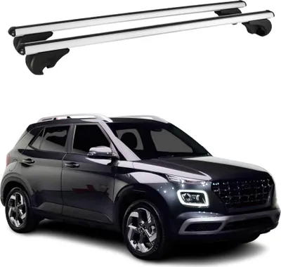 Produktbild von Dachträger Grundtäger für Hyundai Venue 2019-2025 75kg Alu Silber 2tlg