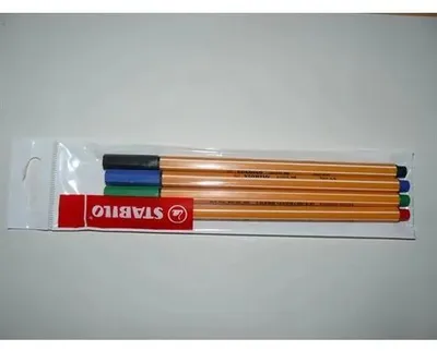 Obrázok produktu pre Liner, sada, 0,4 mm, STABILO "Point 88", 4 rôzne farby