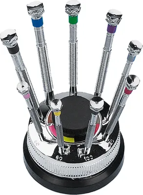 Produktbild von Minott Uhrmacherzubehör Schraubendreher -Set Stahl Schraubenziehersatz