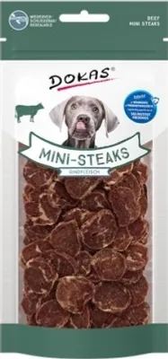 Produktbild von Dokas Dog Mini Steaks Rindfleisch | 50g