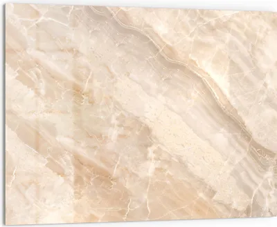 Produktbild von DEQORI Küchenrückwand Glas 80x60 cm 'Helle Marmorfläche' Spritzschutz Bad Rückwand