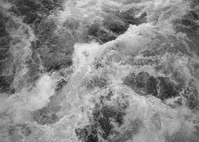 Produktbild von Komar Fototapete Wildest Water Schwarz-Weiß - 610017 - 350 x 250 cm