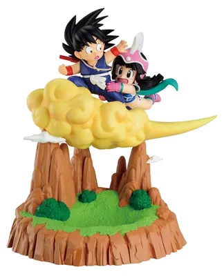 Productafbeelding van Figuurtjes van Son Goku en Chichi uit Dragon Ball Fantastic Adventure 2, 15 cm
