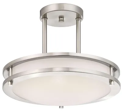 Obrázek produktu pro Westinghouse 6400940, 1 žárovek, LED, 3000 K, 1050 lm, Broušená ocel, Nikl