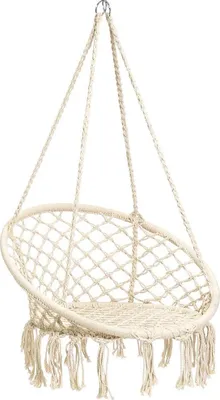 Produktbild von Garden Pleasure Hängesessel Barbuda weiß, 1 St.