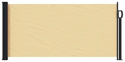 Zdjęcie produktu dla vidaXL Markiza boczna rozkładana, kolor piaskowy, 500 x 100 cm, poliester