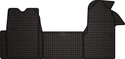 Zdjęcie produktu dla Gumowe dywaniki samochodowe do Renault Master II FL dostawczy (2003-2010) - czarne dopasowane dywaniki podłogowe zestaw (3 szt.)