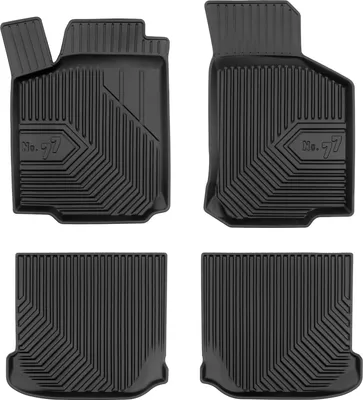 Immagine prodotto di Tappetini in gomma No.77 per Seat Leon I 1999-2005 TPE gomma nera 4 pz