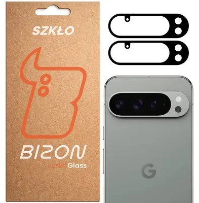 Produktbild von Gehärtetes Glas für die Kamera für Pixel 9 Pro XL, Bizon Glass Silk Lens, 2 Stück