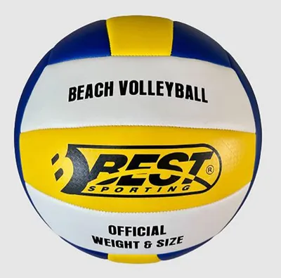 Produktbild von Best Sporting Beach-Volleyball in Größe 5 I Outdoor & Indoor Beachvolleyball aus Kunstleder I hochwertiger Beach Volleyball mit perfektem Grip I formbeständiger & weicher Ball