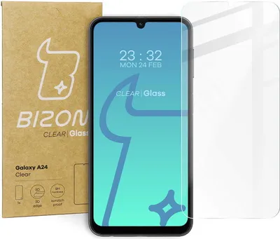 Produktbild von Bizon Glass Clear gehärtetes Glas für Galaxy A24 4G