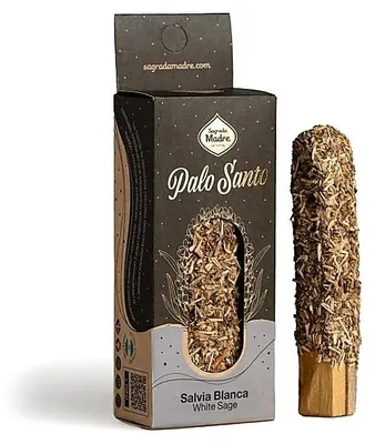 Produktbild von Sagrada Madre Palo Santo Stick mit weißem Salbei – 2er-Set – 20 g