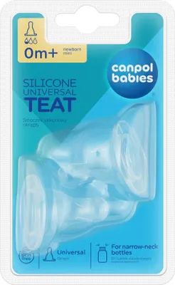 Produktbild von Canpol Baby Flaschensauger Set, Gre 18/114, 2er Pack  Fr sicheres und komfortables Fttern