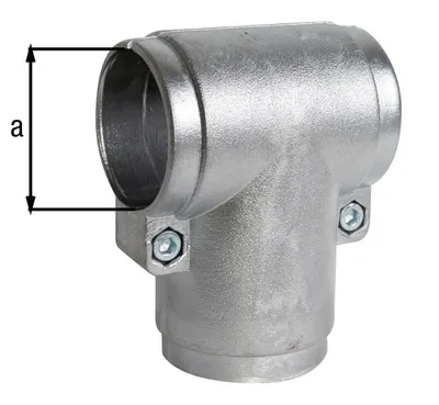 Produktbild von GAH-Alberts T-Stück für Barrierenrohre und Wäschetrockengerüste, Aluminium, 1 Stück(e)