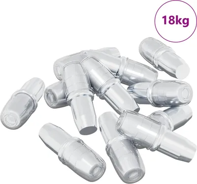 Zdjęcie produktu dla Wieszak na półki 7200 pcs Srebrny 7 x 16 mm Żelazo