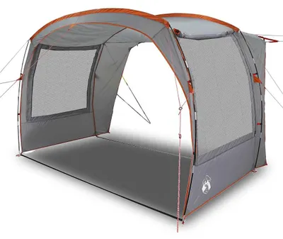 Image de vidaXL Tente pour voiture Gris et orange Imperméable