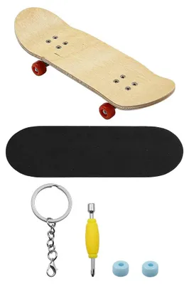 Produktbild von Mini Finger Skateboard - Pro-Fingerboard mit PolyurethanAntirutschmatte - Modell 1