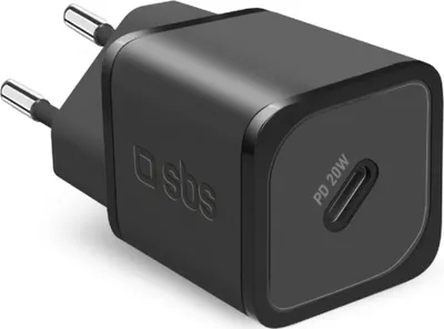 Immagine prodotto di Sbs Tetrgan1C20K 20W Caricatore Gan Usb-C con Power Delivery - Nero