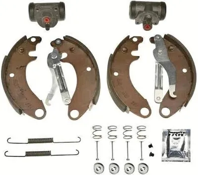 Produktbild von TRW Bremsbackensatz Trommelbremse Vorne für CITROËN 2CV Limousine 200mm BK1100