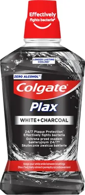 Zdjęcie produktu dla Colgate Plax Charcoal Pyn Do Pukania Ust Z Aktywnym Wglem 500Ml
