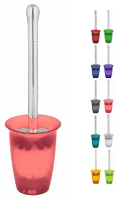 Obrázek produktu pro Spirella 7610583185044, Toaletní štětka s držákem, Růžová, Polystyren, 115 mm, 115 mm, 3850 mm