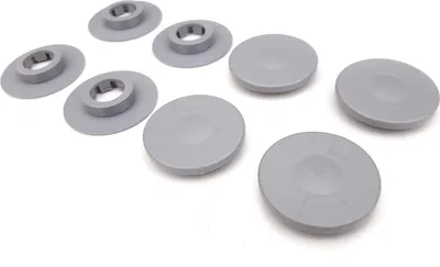 Immagine prodotto di Fissaggio tappetini Mercedes (grigio) 4 pezzi clip occhielli supporto moquette auto e tappetini in gomma