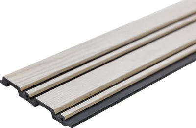 Zdjęcie produktu dla Panel okładzinowy WPC - Lamela płaski, kremowy, 2900x120x12 mm