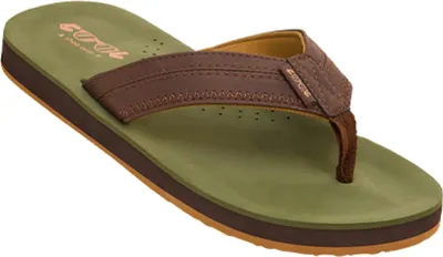 Produktbild von Cool Shoe Corp. Cloud Khaki Herren Slipper 41 – Ergonomische, wasserfeste Sandalen mit EVA- Fußbett für Komfort und Stabilität
