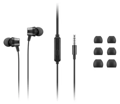 Produktbild von Lenovo 4XD1J77352, Kabelgebunden, 100 - 20000 Hz, Büro/Callcenter, 12 g, Kopfhörer, Schwarz