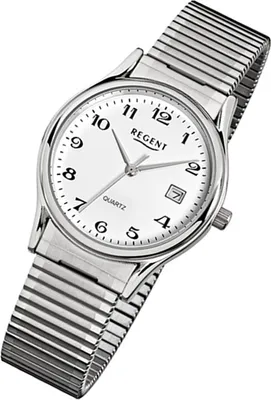 Produktbild von Regent Armbanduhr silber F-874 Herren Analog-Quarzuhr URF874