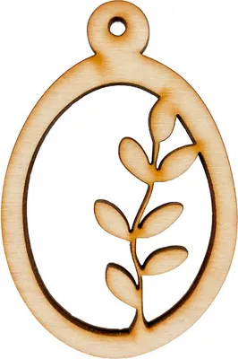 Produktbild von HOLZEI-ANHÄNGER 16cm Dekoration zum Dekorieren, Deko Ostern, Basteln Ostereier