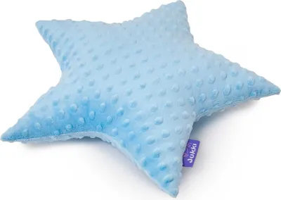 Produktbild von Blue Minky Sternkissen