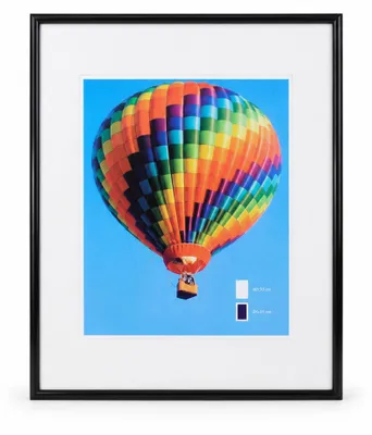 Produktbild von NLS Kunststoff Bilderrahmen Wanddeko Collage Poster Fotorahmen Bildträger Lifestyle - Farbe: Schwarz | Format: 40x50