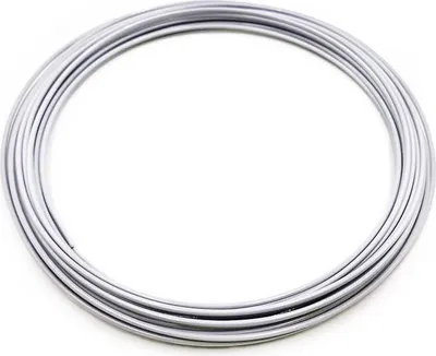 Produktbild von Floristischer Draht - Ring - 2 mm x 10 m - Weiß